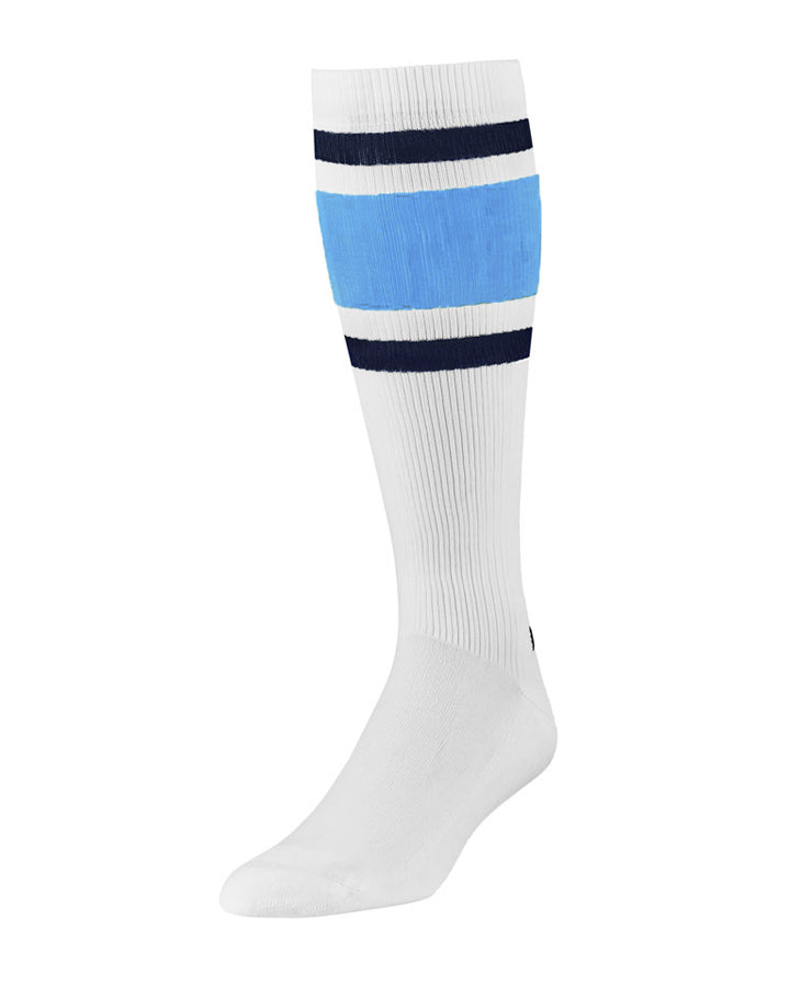 Asunden Compression Socks Off White Blue