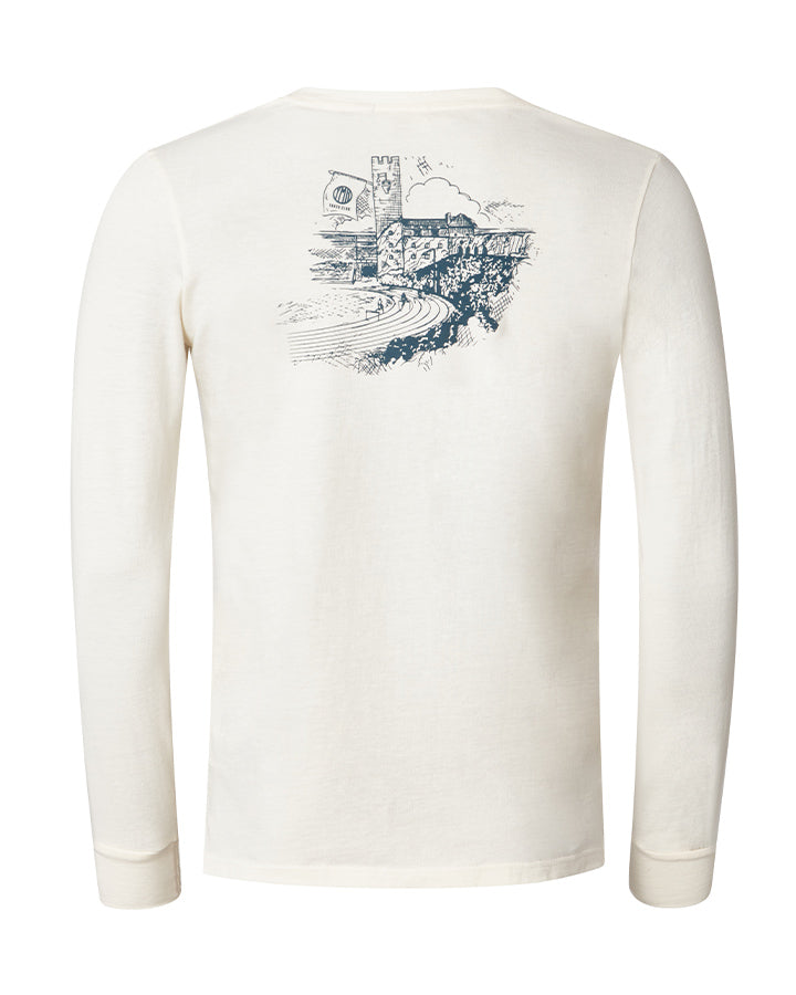 Stockholm 1912 Men's LS Off-White Long Sleeve YMR Track Club   