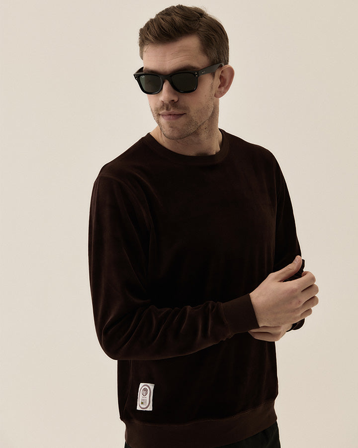 1984 Plush Sweatshirt Brown Sweatshirt YMR Track Club