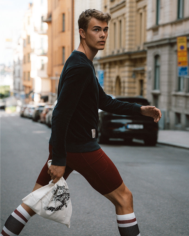 1984 Plush Sweatshirt Navy Sweatshirt YMR Track Club