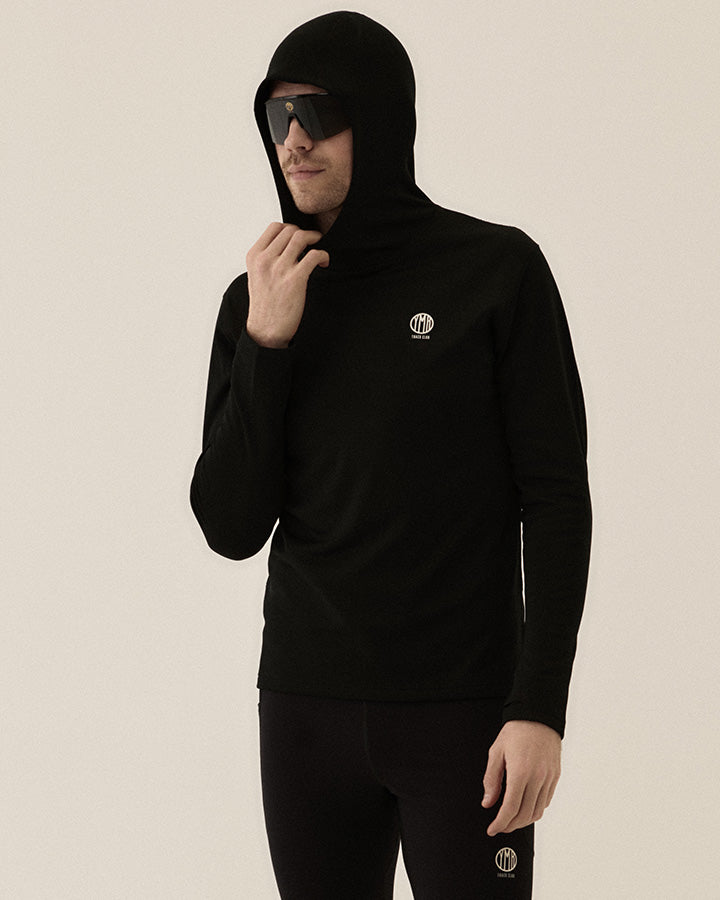 Åsunden Men's Hoodie Black Hoodie YMR Track Club