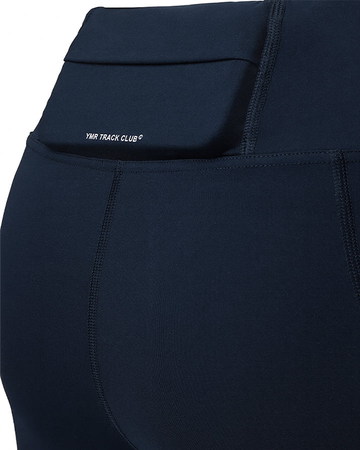 Utö Ladies Tights Navy/Burgundy Tights YMR Track Club