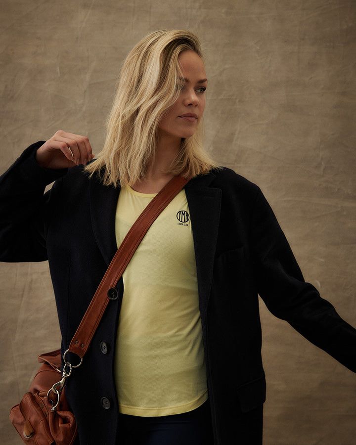 Nordic Runrise Ladies T-Shirt Light Yellow YMR Track Club