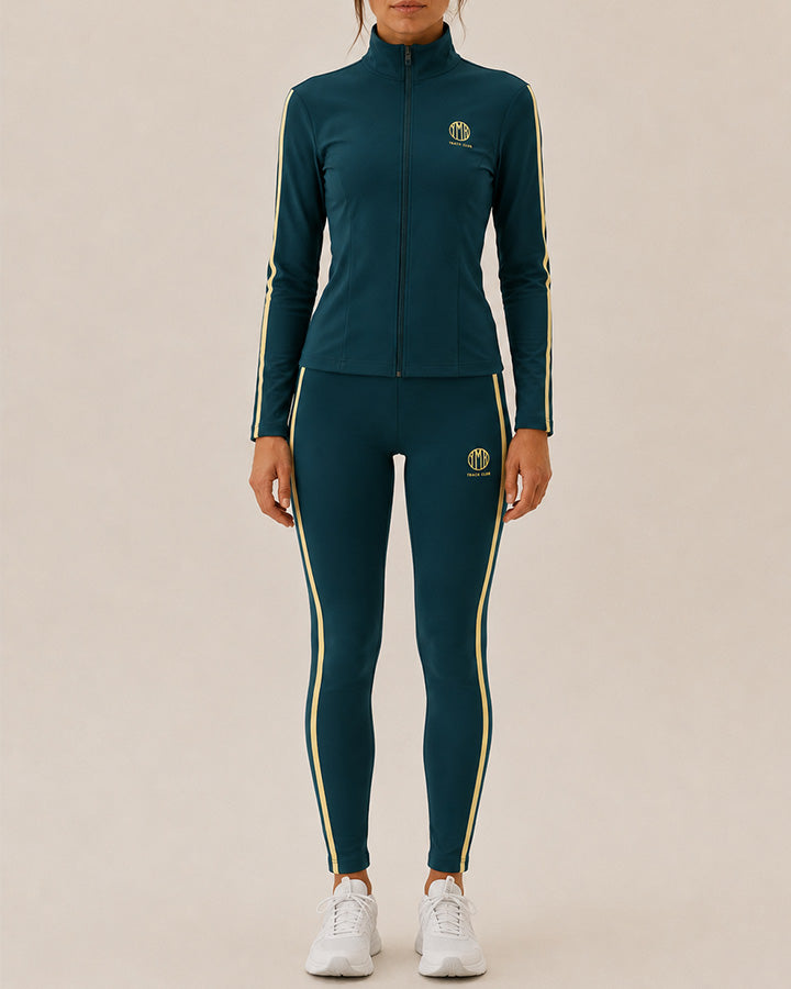Kvarnholmen Lds Tights Green / Yellow Tights YMR Track Club