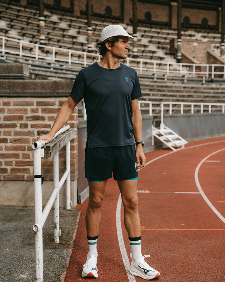 Nordic Runrise Men's T-Shirt Navy YMR Track Club