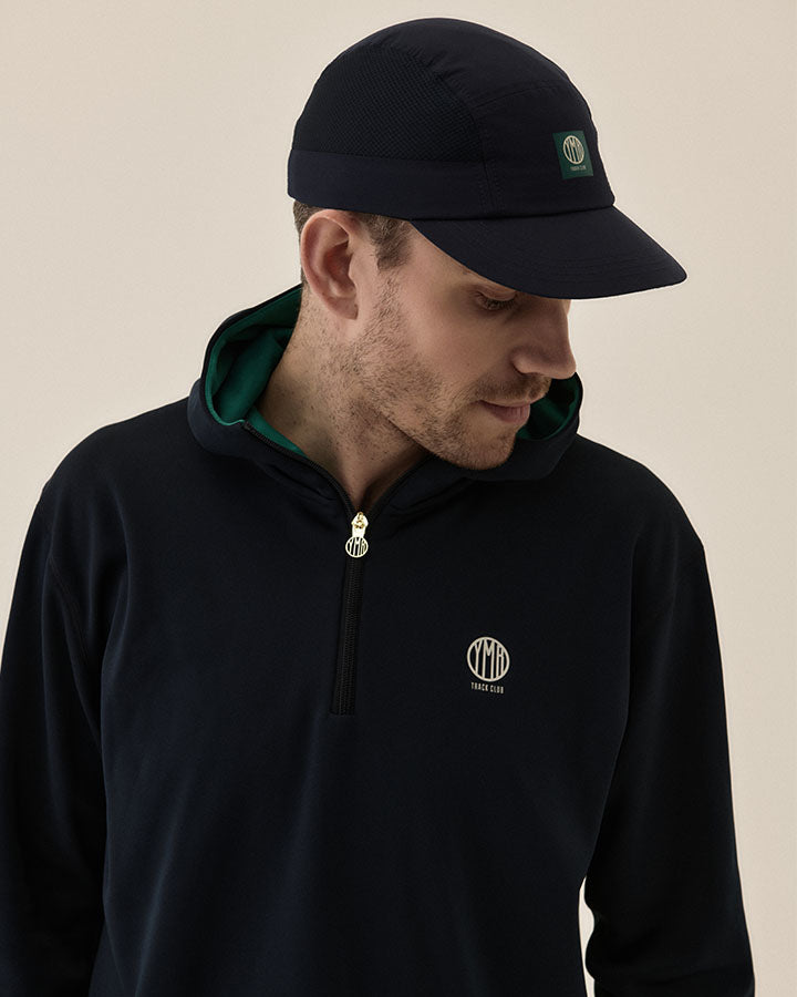 Åsunden Men's Half Zip Navy/Warm Green