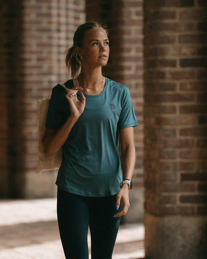 Nordic Runrise Ladies T-Shirt Dusk Blue YMR Track Club