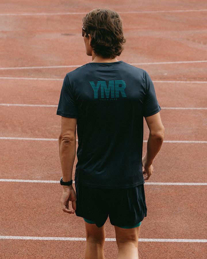 Nordic Runrise Men's T-Shirt Navy YMR Track Club