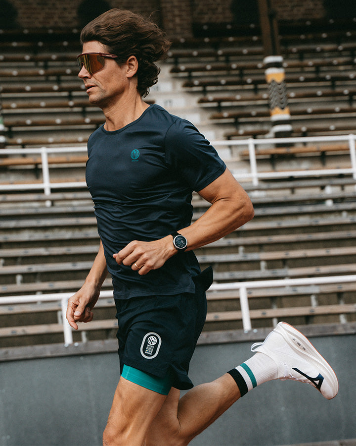 Nordic Runrise Men's T-Shirt Navy YMR Track Club