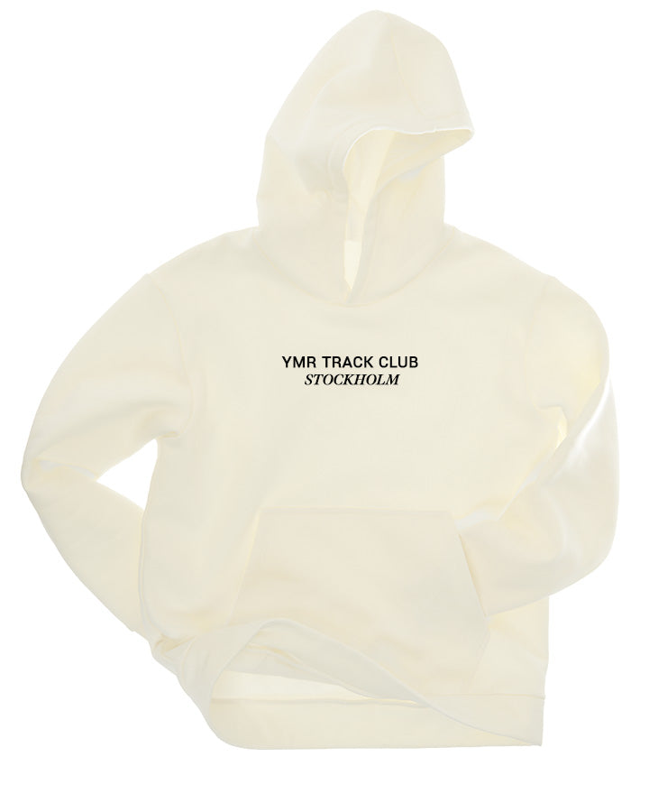Sandhamn Unisex Hoodie Off-White Hoodie YMR Track Club
