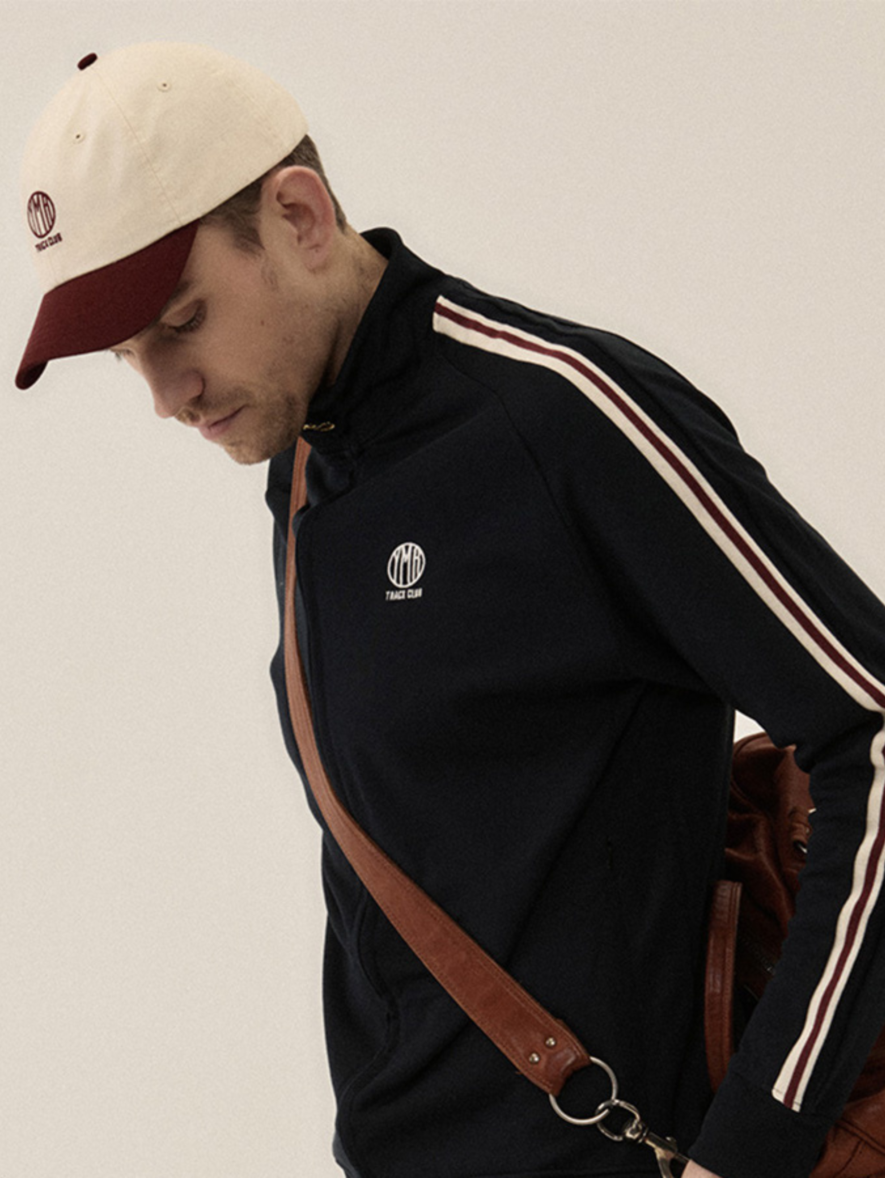 Sandhamn Socks + Sandhamn Cap Off-White/Navy YMR Track Club