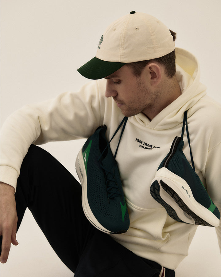 Sandhamn Unisex Hoodie Off-White Hoodie YMR Track Club