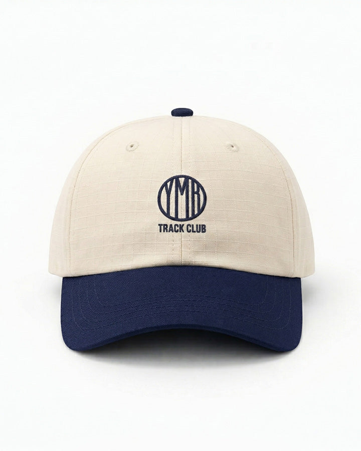 Sandhamn Socks + Sandhamn Cap Off-White/Navy YMR Track Club