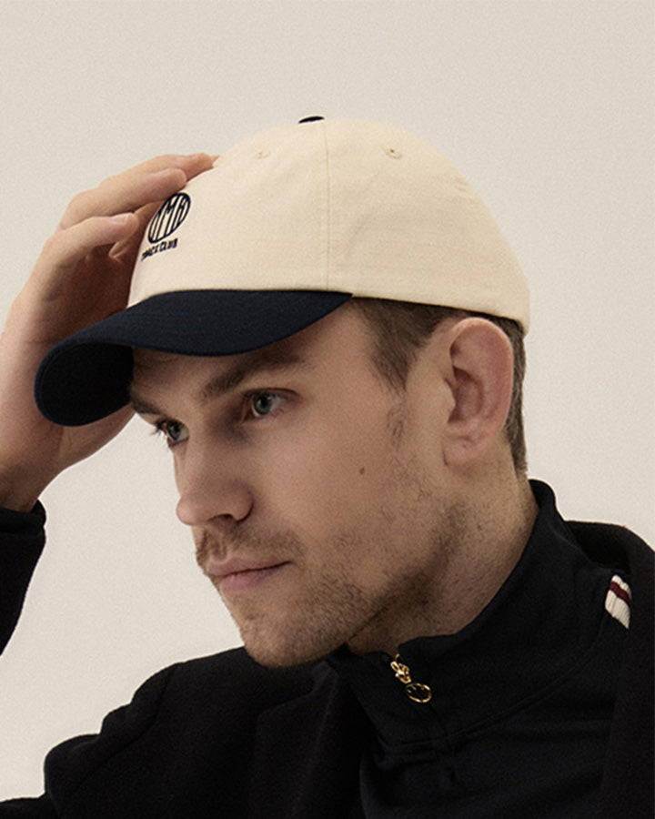 Sandhamn Casual Cap Off-white/Navy Cap YMR Track Club
