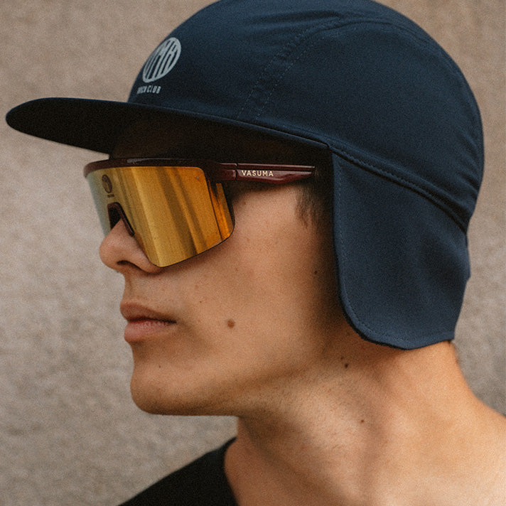 Massanella Performance Sunglasses Burgundy/Gold