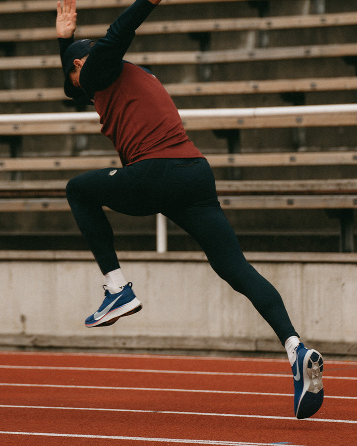 Bäckaryd Men's Tights Navy  YMR Track Club   