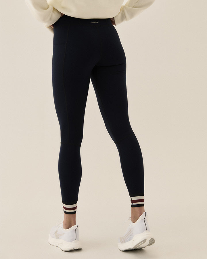 Utö Ladies Tights Navy/Burgundy Tights YMR Track Club