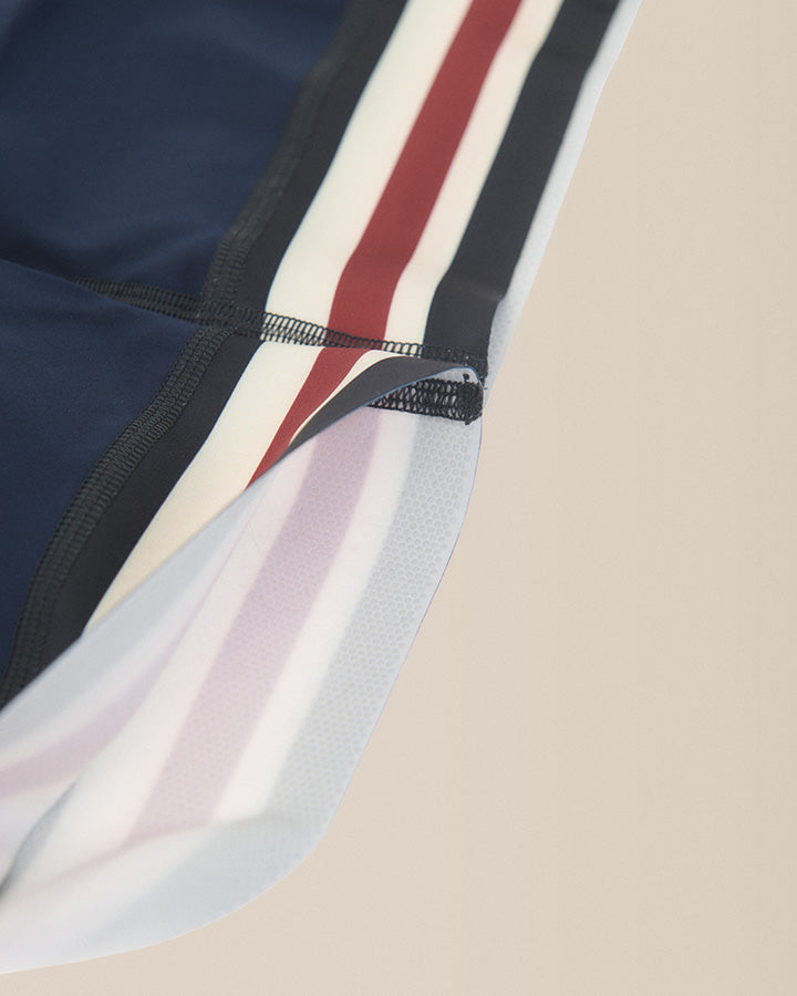 Utö Ladies Tights Navy/Burgundy Tights YMR Track Club