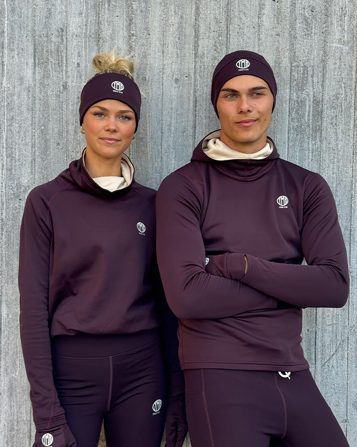 Åsunden Ladies Funnel Neck Maroon YMR Track Club