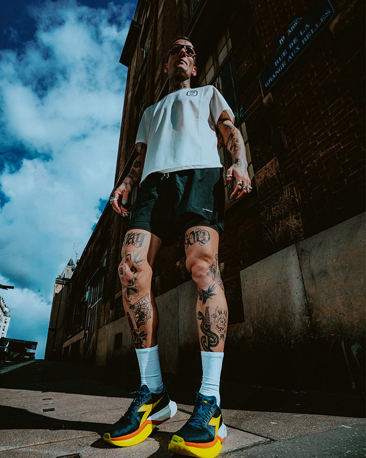 Stockholm 2-in-1 Shorts Black YMR Track Club