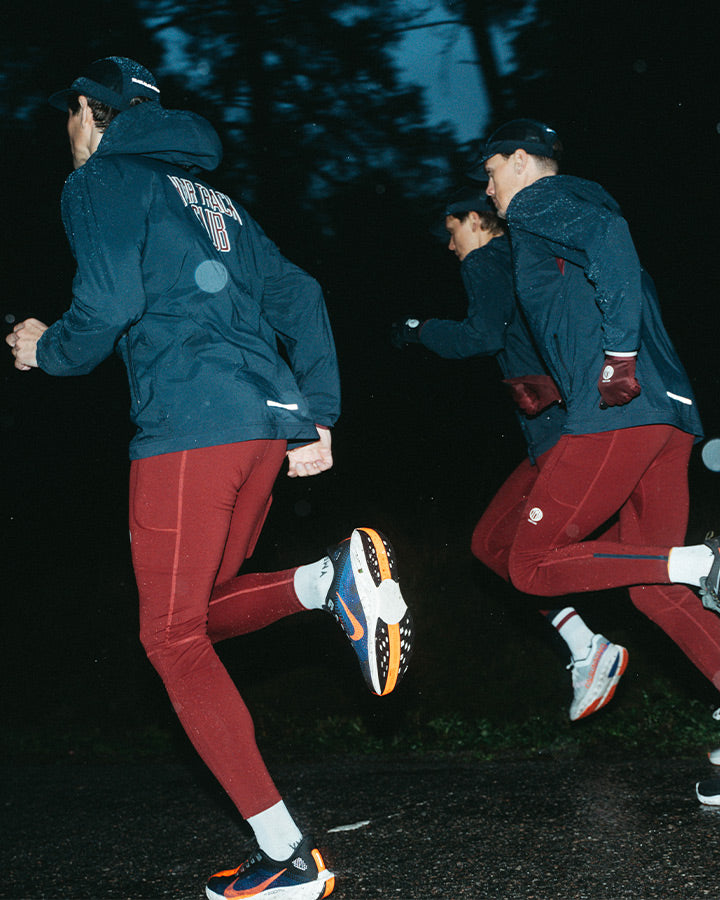 Bäckaryd Men's Tights Burgundy YMR Track Club