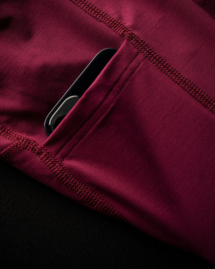 Bäckaryd Men's Tights Burgundy YMR Track Club