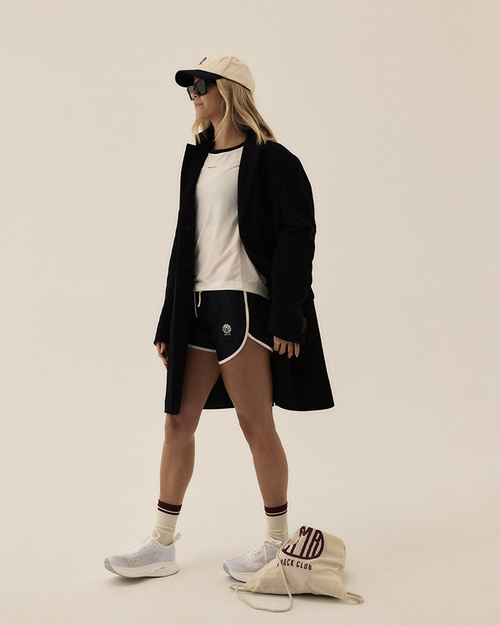 Sandhamn Casual Cap Off-white/Navy Cap YMR Track Club