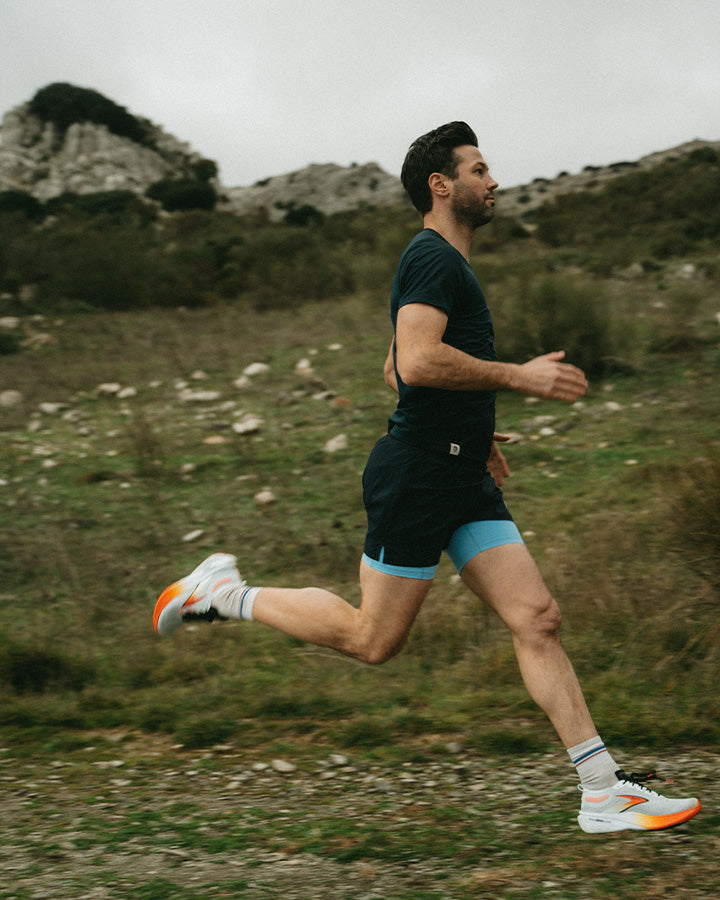Club Running T-Shirt Navy T-shirt YMR Track Club