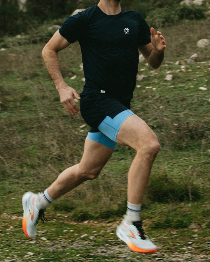 Club Running T-Shirt Navy T-shirt YMR Track Club