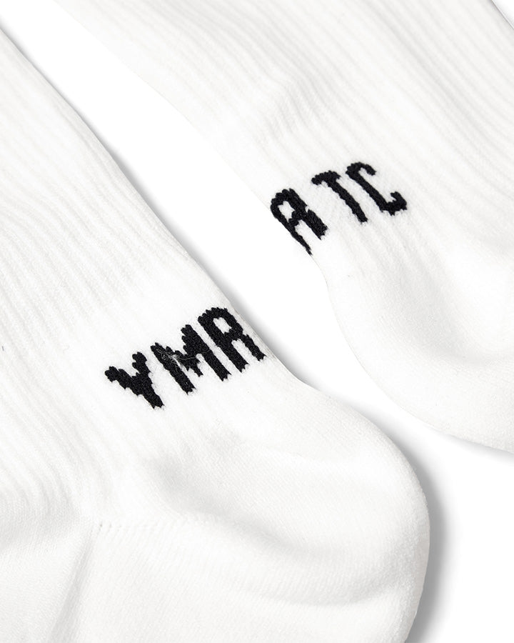 Åsunden Compression Socks Off-White/Burgundy Socks YMR Track Club