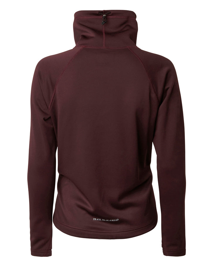 Åsunden Ladies Funnel Neck Maroon YMR Track Club