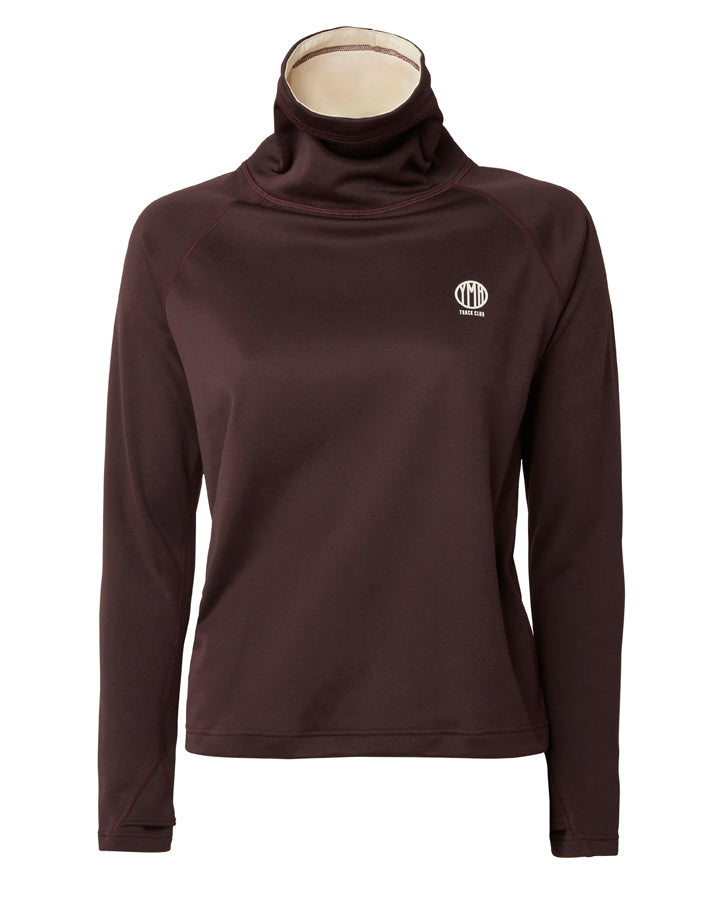 Åsunden Lds Funnel Neck Maroon YMR Track Club