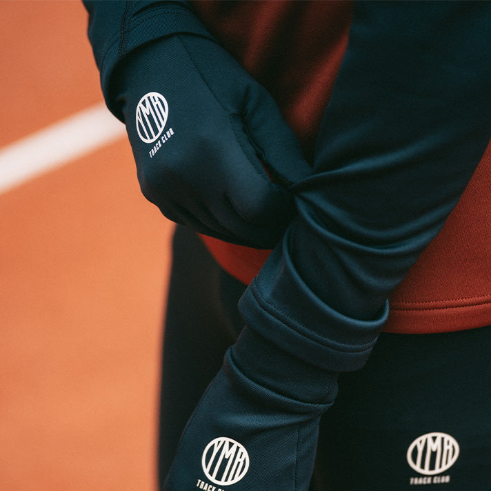 Siljan Winter Trail Cap & Åsunden Touch Gloves Navy YMR Track Club