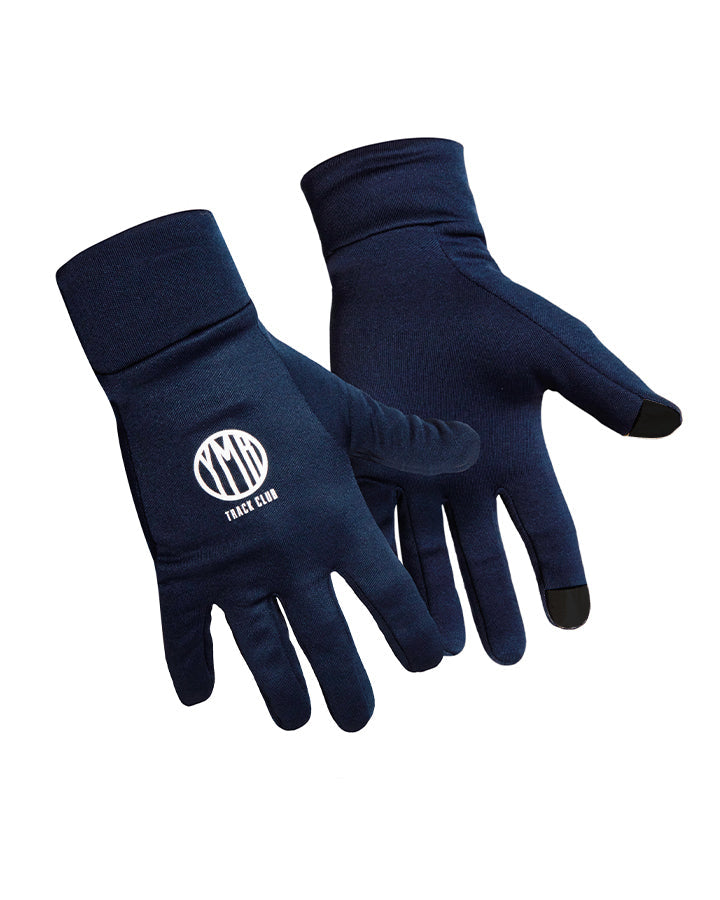 Siljan Winter Trail Cap & Åsunden Touch Gloves Navy YMR Track Club