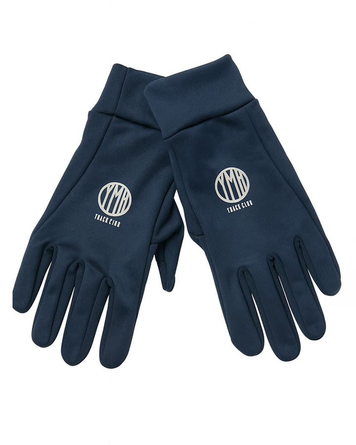Siljan Winter Trail Cap & Åsunden Touch Gloves Navy YMR Track Club