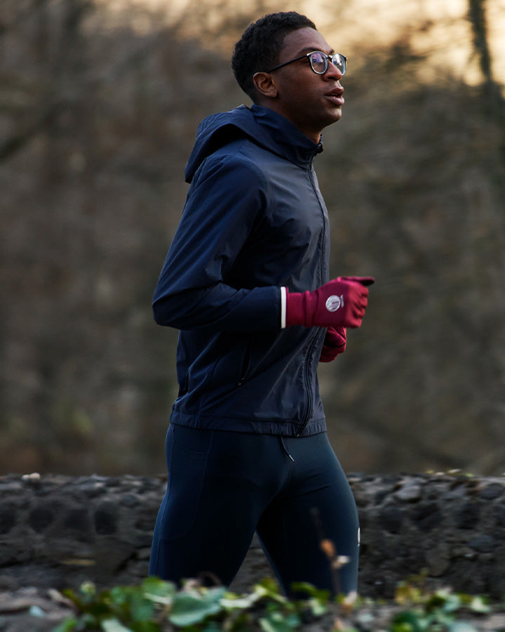 Åsunden Touch Gloves Burgundy Gloves YMR Track Club   