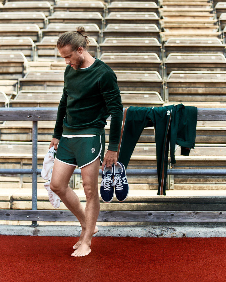 Söder Mälarstrand Shorts Green Shorts YMR Track Club