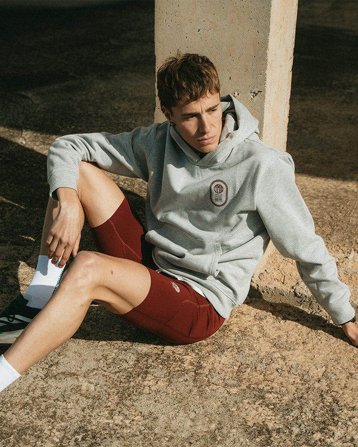 Bäckaryd Men's Mid Tights Burgundy YMR Track Club