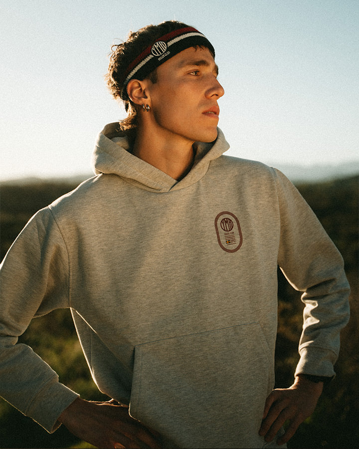 Stadion Men's Hoodie Grey Melange YMR Track Club