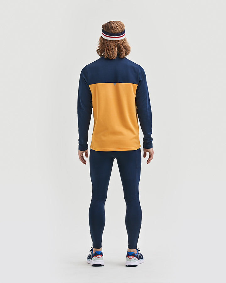 Åsunden Men's Half Zip Navy/Ochre Jacket YMR Track Club   