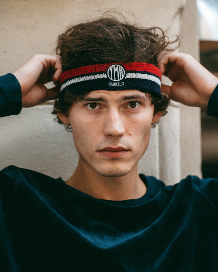 Bäckaryd Headband Navy Headband YMR Track Club   