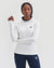 Åsunden Ladies Hoodie Off-white/ Navy YMR Track Club