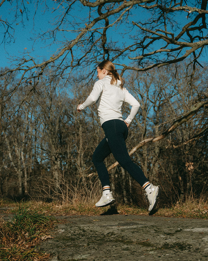 Åsunden Lades Hoodie Off-white/ Navy  YMR Track Club   