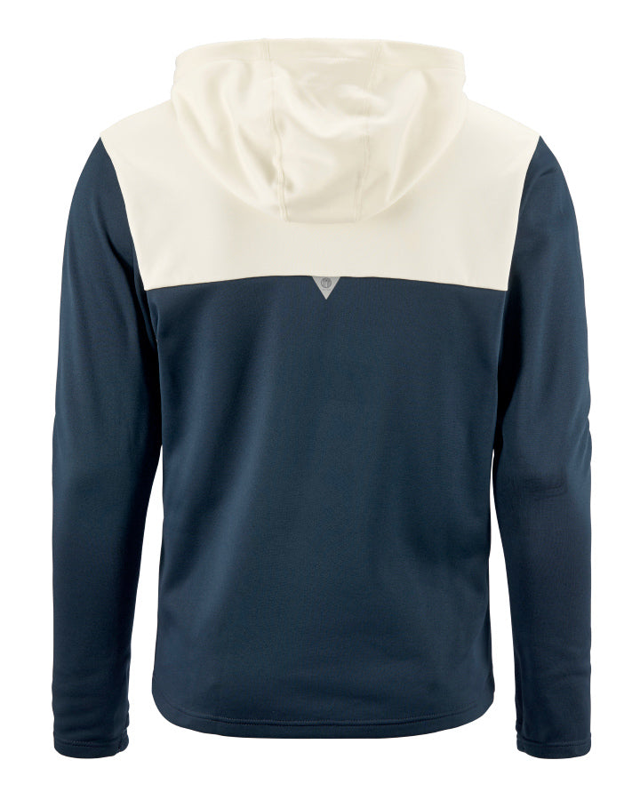 Åsunden Men's Half Zip Off-White/Navy Hoodie YMR Track Club   