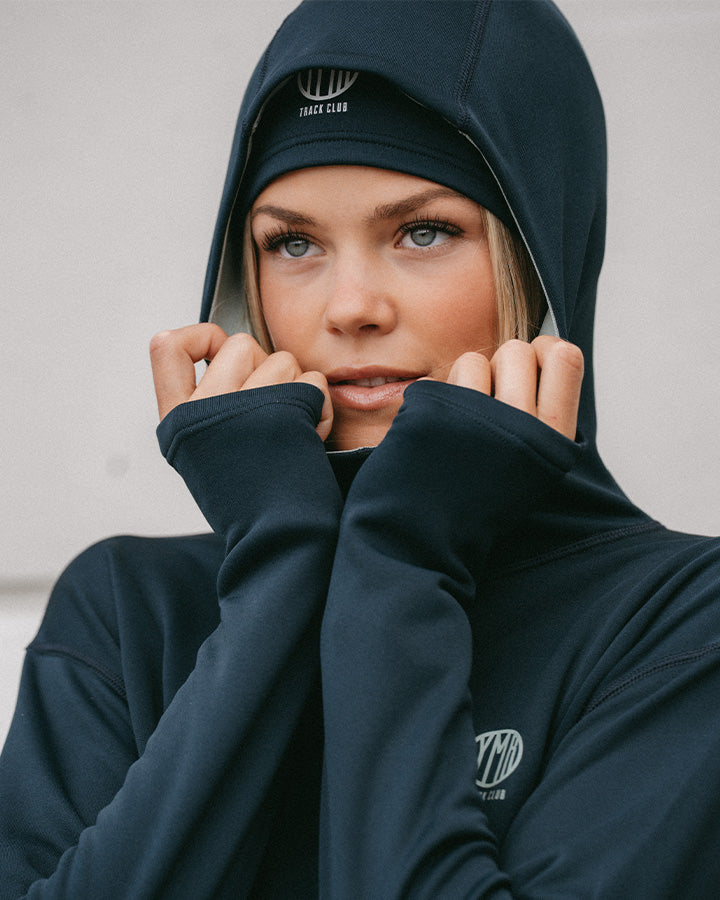 Åsunden Ladies Oversized Hoodie Navy YMR Track Club