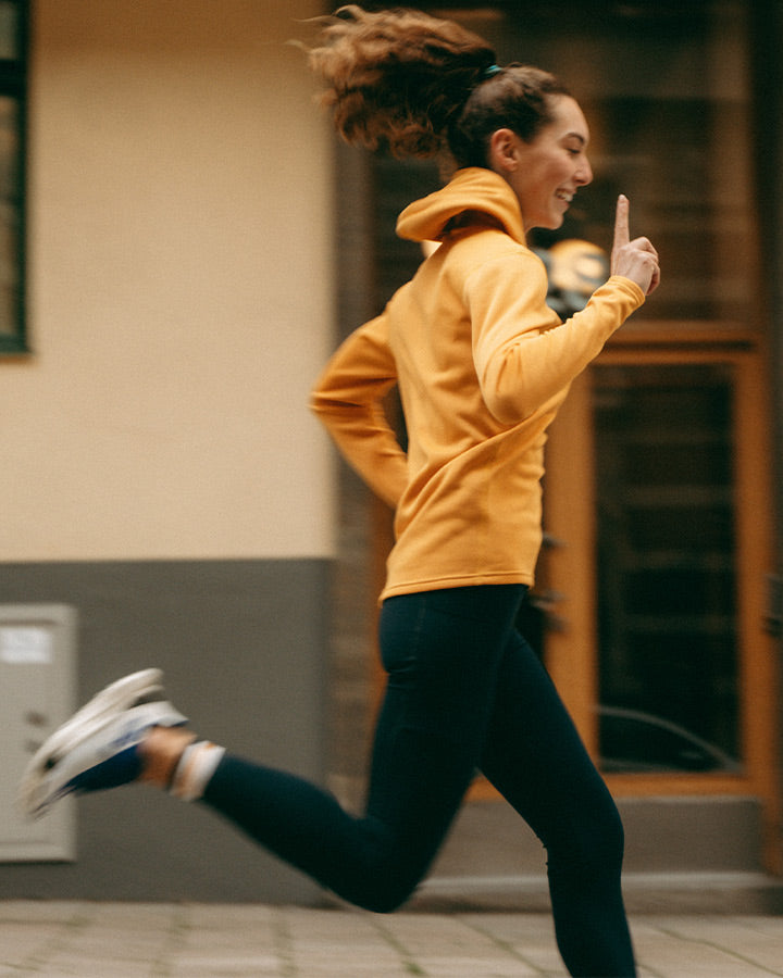 Åsunden Ladies Hoodie Ochre  YMR Track Club   