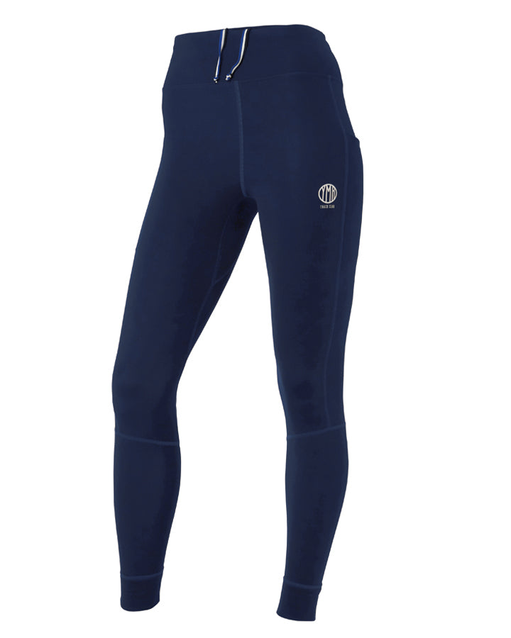 Siljan Ladies Thermal Tights Navy YMR Track Club