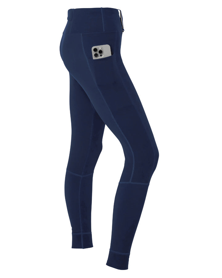 Siljan Ladies Thermal Tights Navy YMR Track Club