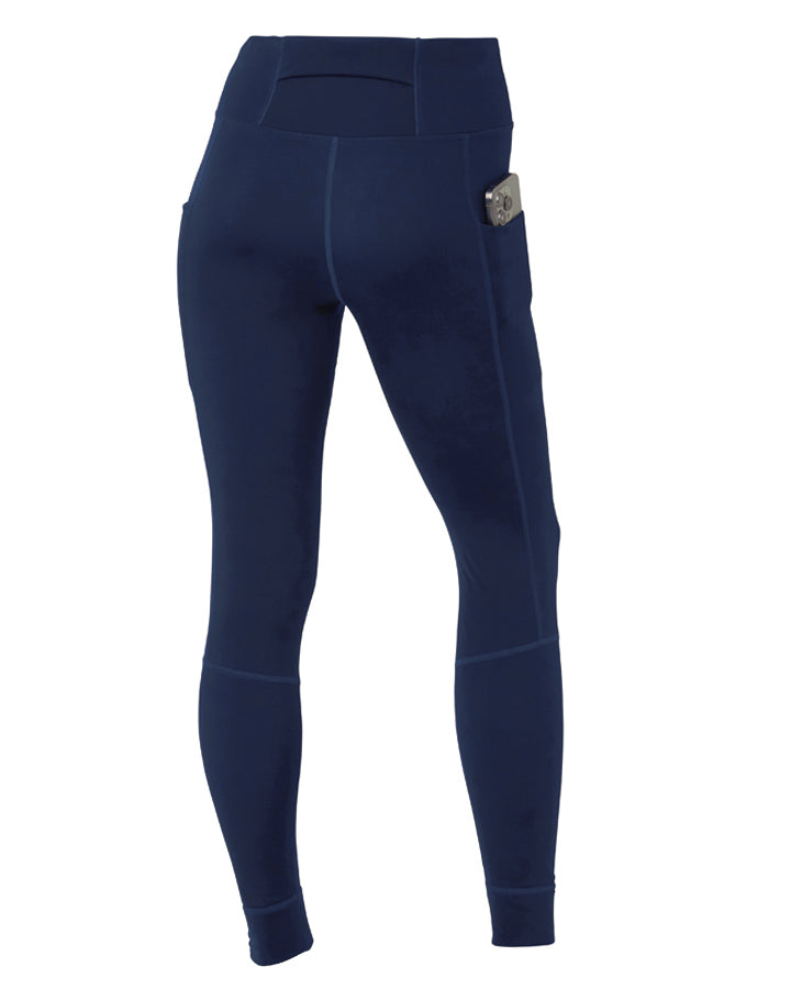 Siljan Ladies Thermal Tights Navy YMR Track Club