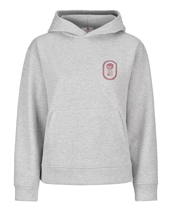 Stadion Ladies Hoodie Grey Melange  YMR Track Club   